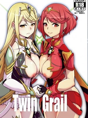[白い闇 (k-you)] Twin Grail (ゼノブレイド2) [DL版] [甜族星人x我不看本子汉化] hentai manga